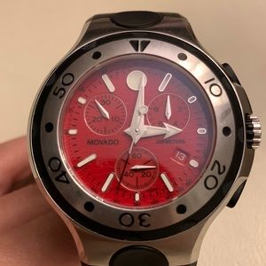 EUC Movado Series Crono Quartz - rubber straps.